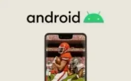 Android phone with a live channel playing