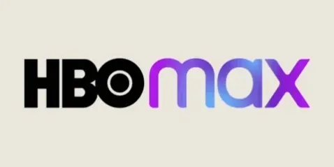 HBO Max logo on a pale tile