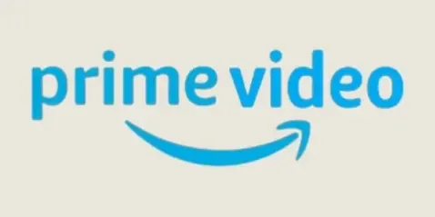 Prime Video logo on a pale tile